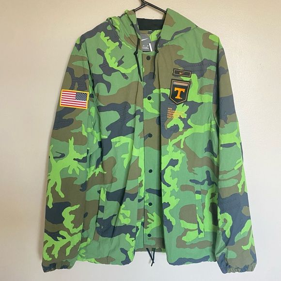 Nike Other - Nike Tennessee Volunteers On Field Woven Camo Jacket DQ2250-328 Men’s Size XL